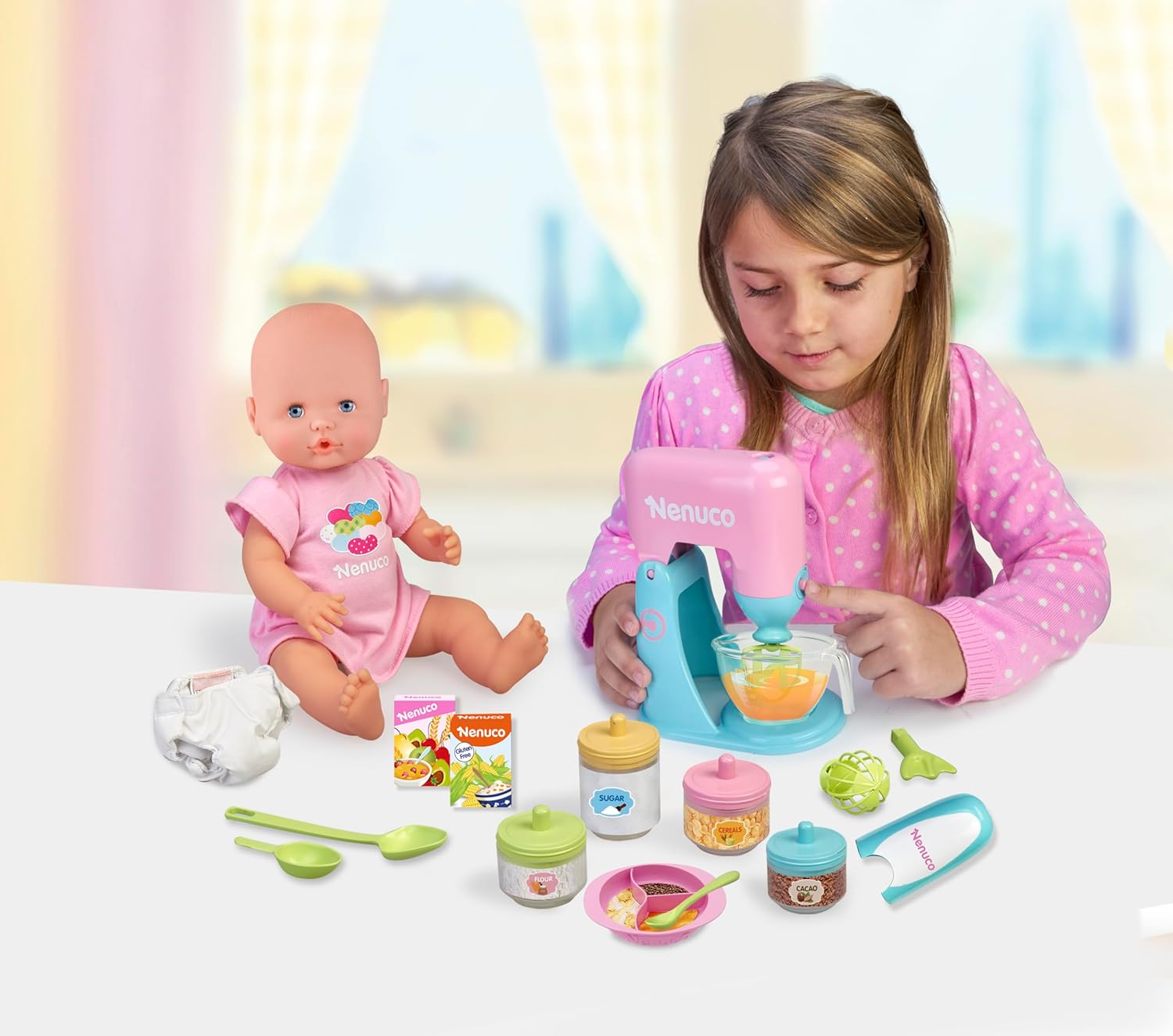 Thumbnail 5 de Nenuco Muñeco Bebé con Comiditas y Juguetes Electrónicos