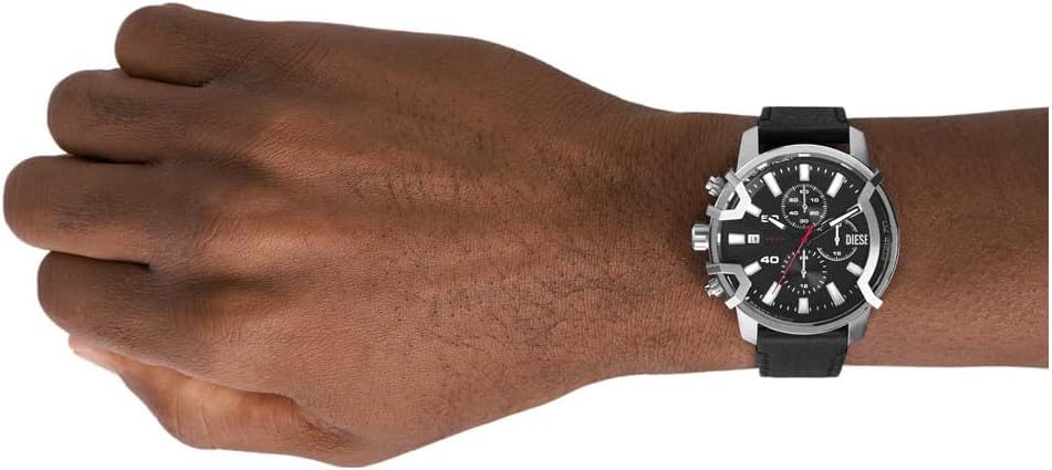 Thumbnail 4 de Diesel Griffed orologio da uomo con cronografo al quarzo, cassa in acciaio e cinturino in pelle o silicone