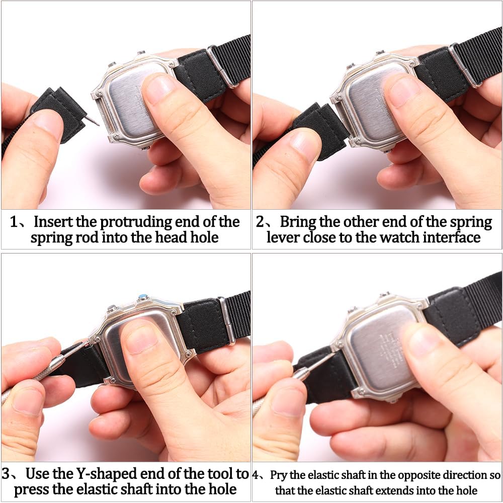Thumbnail 4 de XBDSW Resin-Armband aus Silikon für Casio Uhren (kompatibel mit 18 mm Bandanstoß)