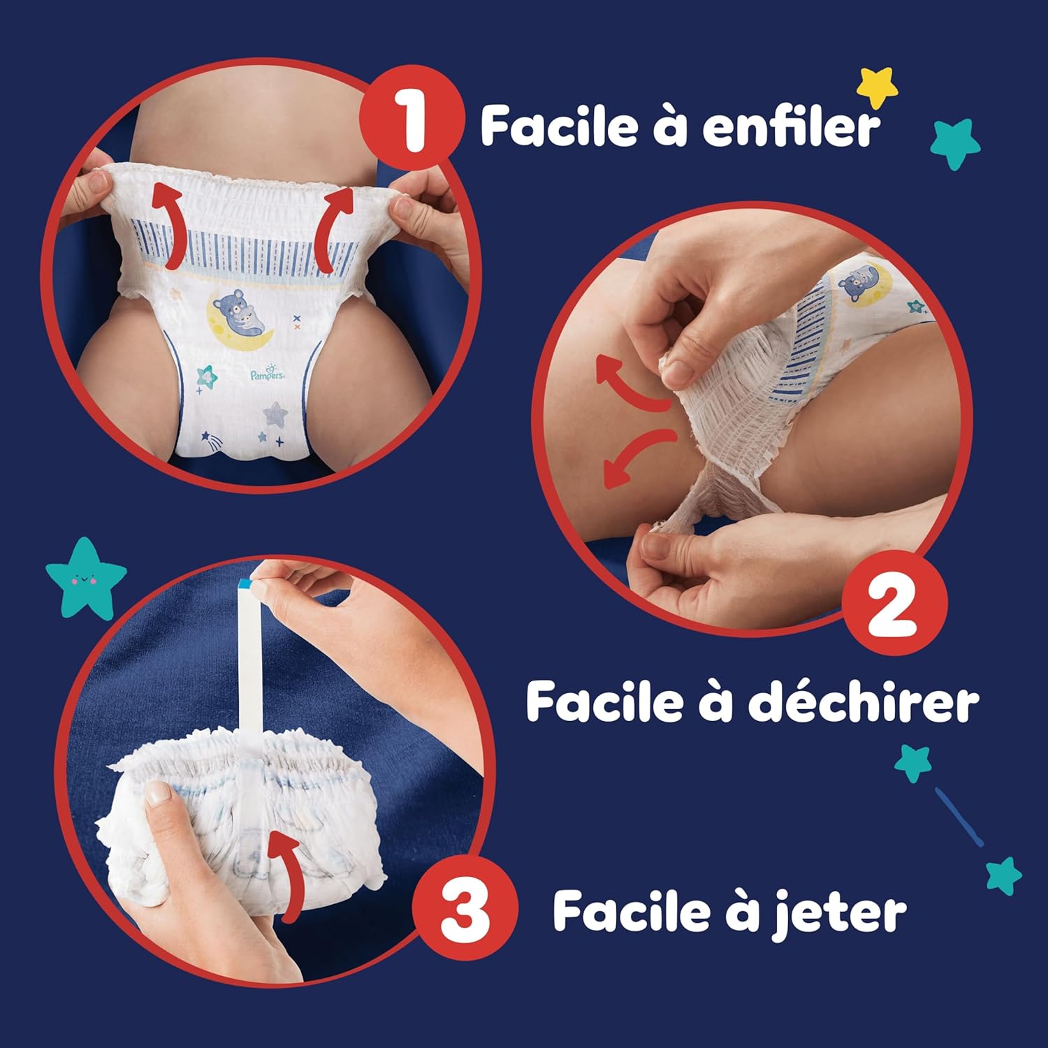 Thumbnail 5 de Pampers Night Pants 138 couches-culottes đ¶