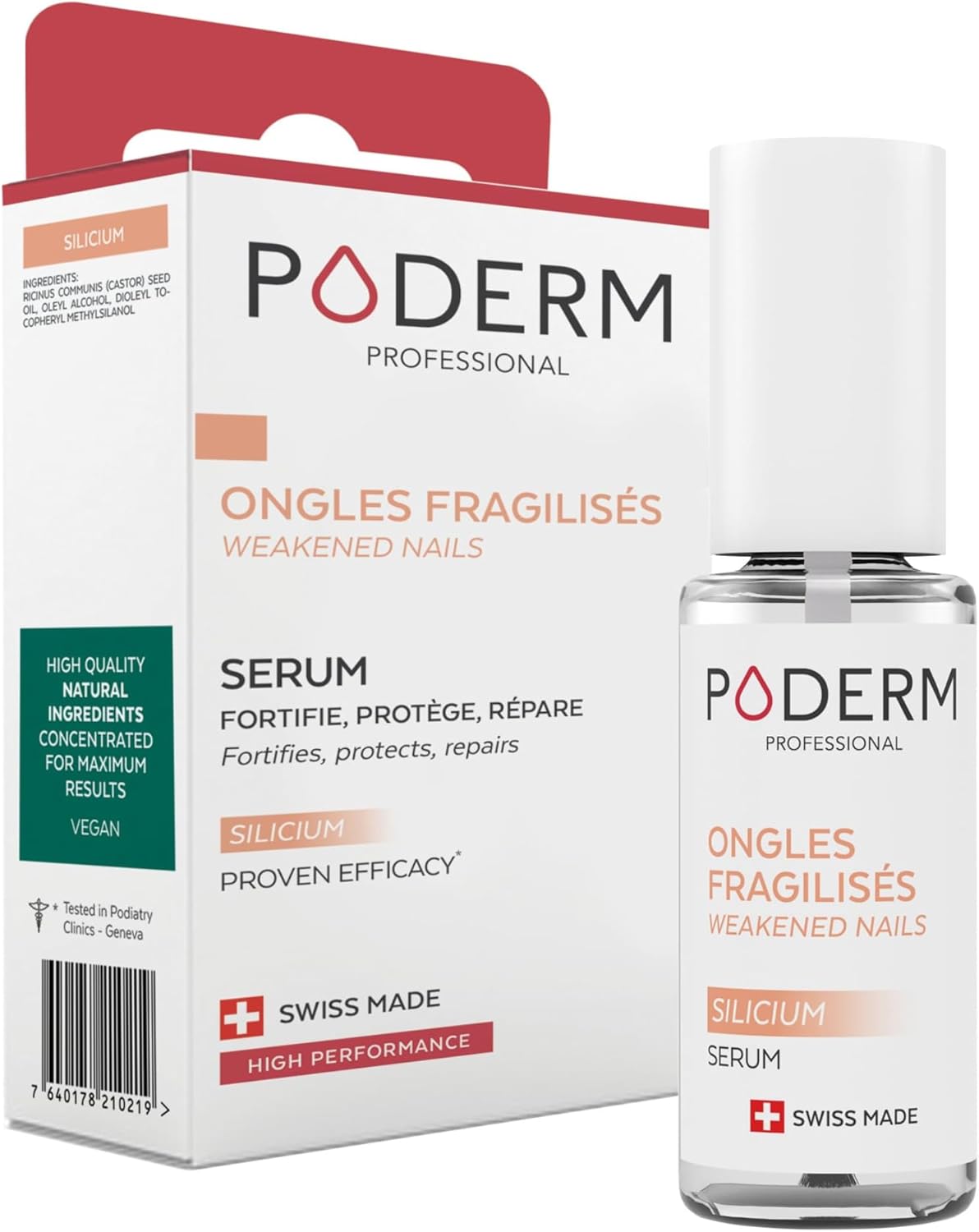 PODERM Sérum Silicium ongles fragiles 💅