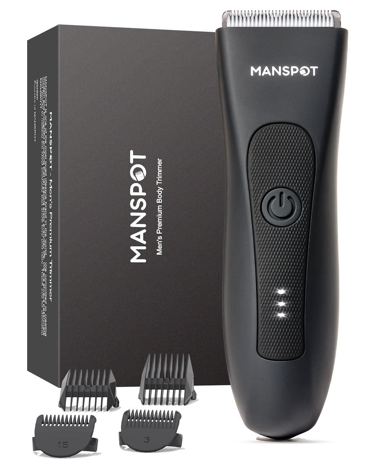 Detalle de MANSPOT Manscape Groin Trimmer with 4 Guards ⚙