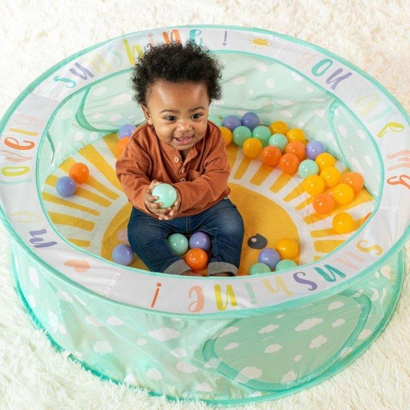 Detalle 2 de Zona de juego pop-up Infantino: 50 pelotas blandas, 88 cm