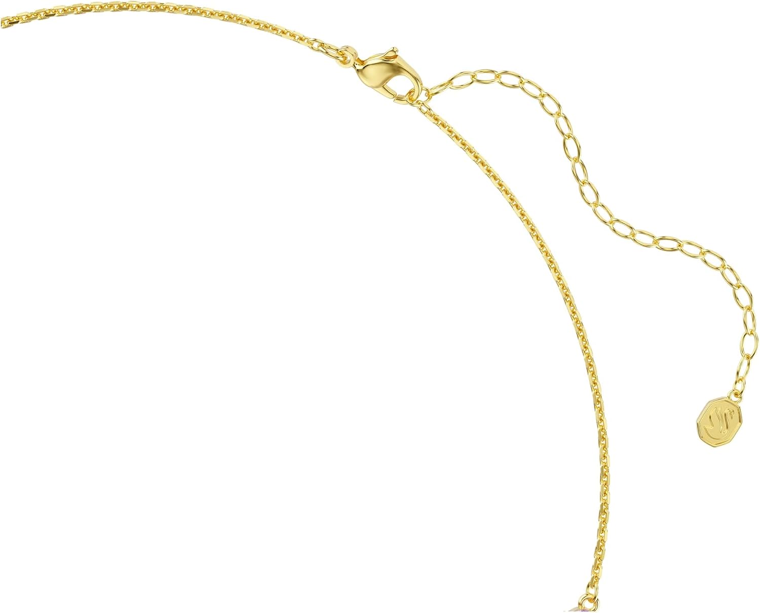 Detalle de Swarovski Collier Gema – Collier ras-de-cou multicolore, placage or, tailles variées