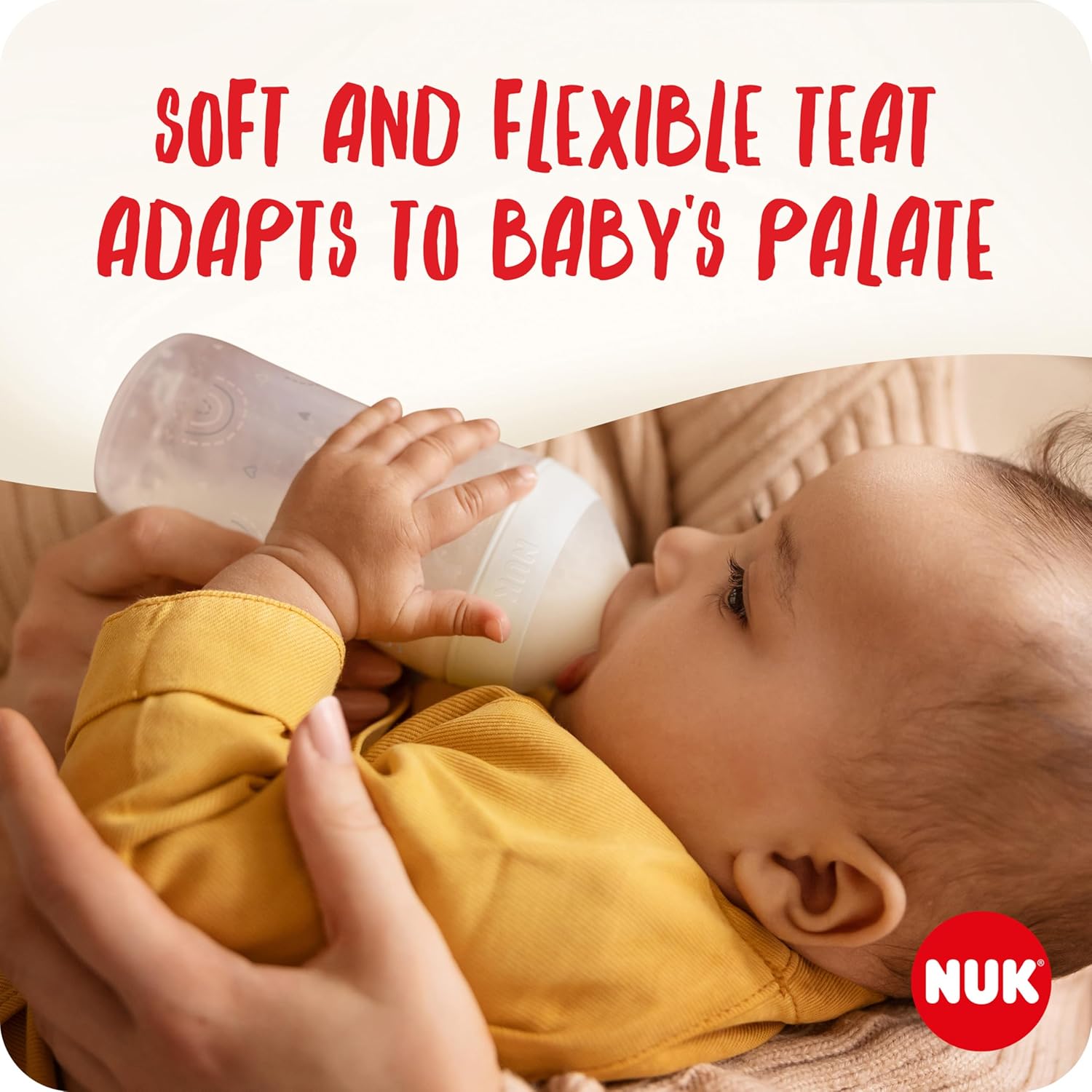 Detalle 2 de NUK Perfect Match Set de biberones 260 ml +3 meses