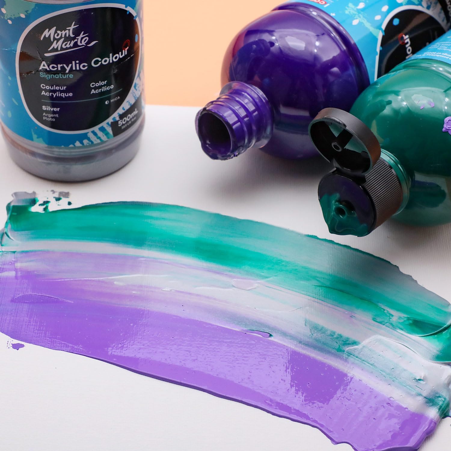 Thumbnail 3 de MONT MARTE acrylic paint set 12 x 500ml