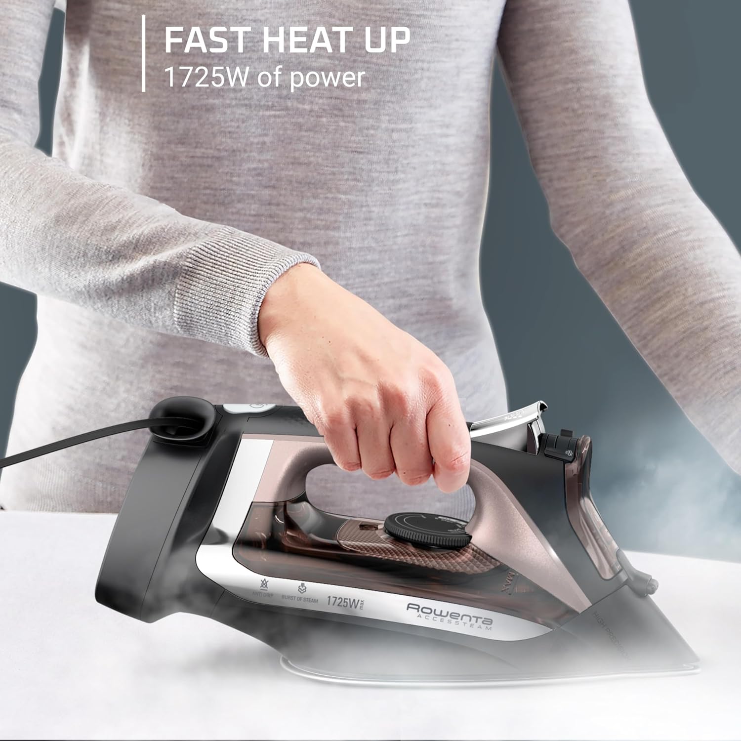 Detalle de Rowenta DW2459U1 steam iron for clothes