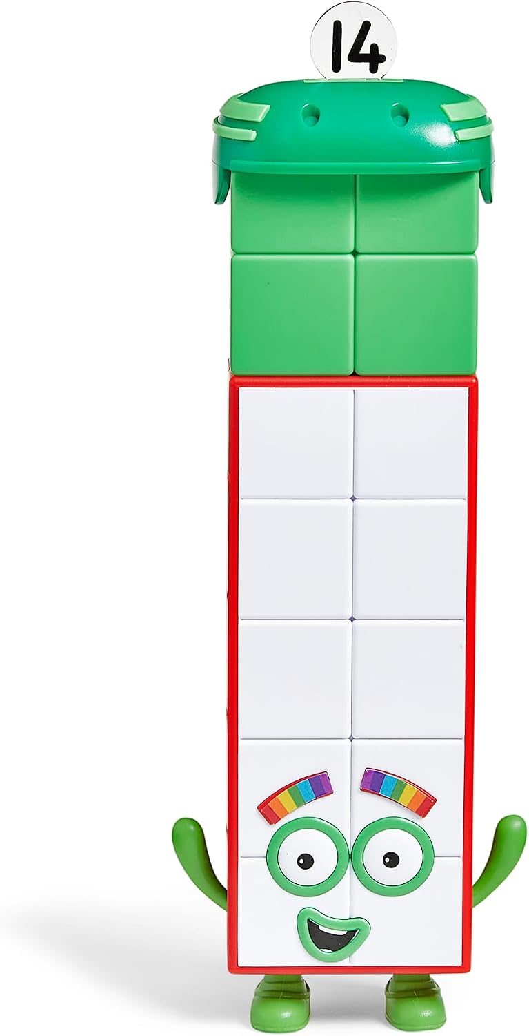 Detalle 1 de Learning Resources Numberblocks Tredici e Quattordici: Personaggi con skateboard (3+)