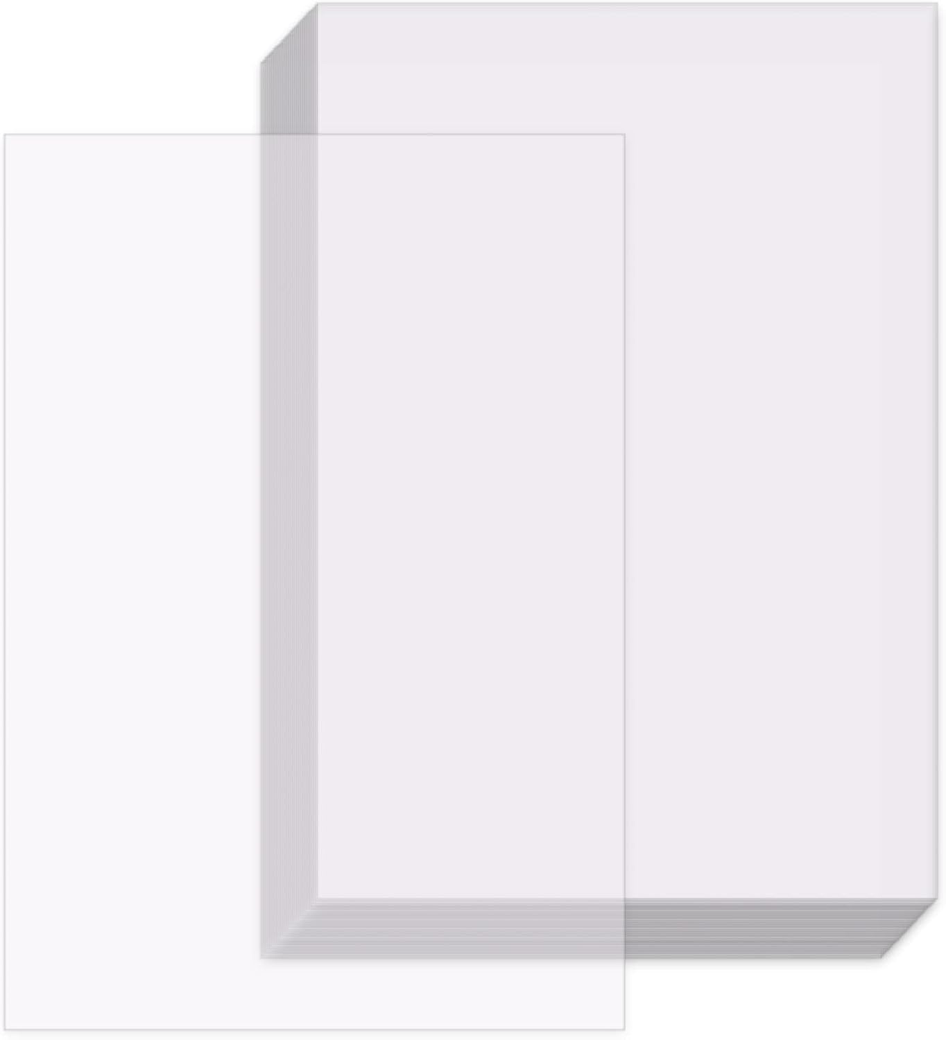Detalle de OSDUE calqueerpapier A4, 50 vellen, 53 g/m², transparant