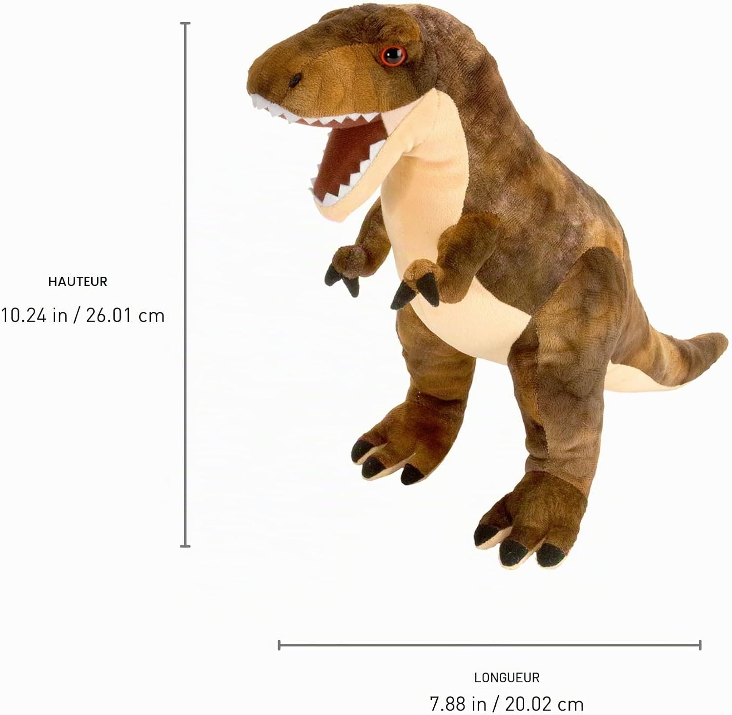 Detalle 1 de Wild Republic 15488 Dinosauria Mini T-Rex pluchen dinosaurus 25 cm
