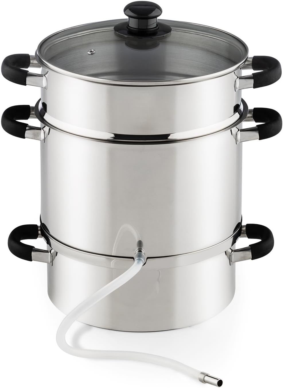 Detalle 2 de Klarstein Applebee ångsaftare, 1 500 W, 8 liter, rostfritt stål