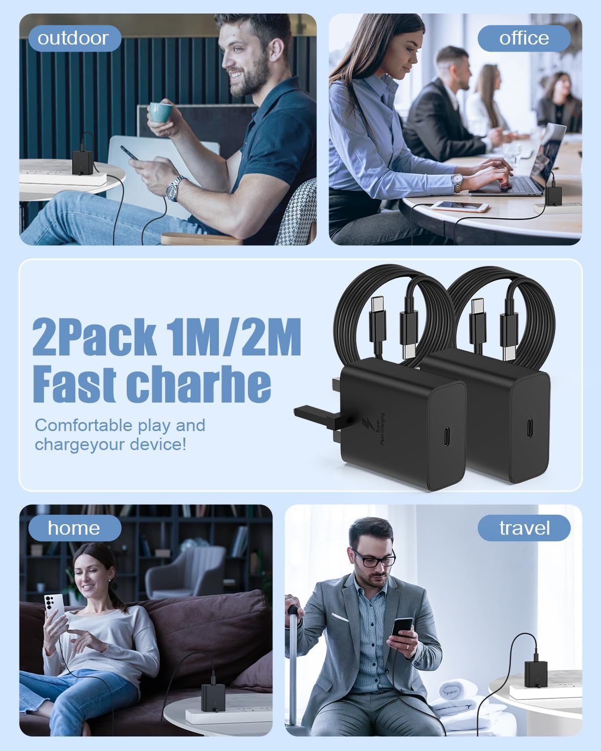 Thumbnail 5 de Samsung Galaxy S25 45W fast charger pack