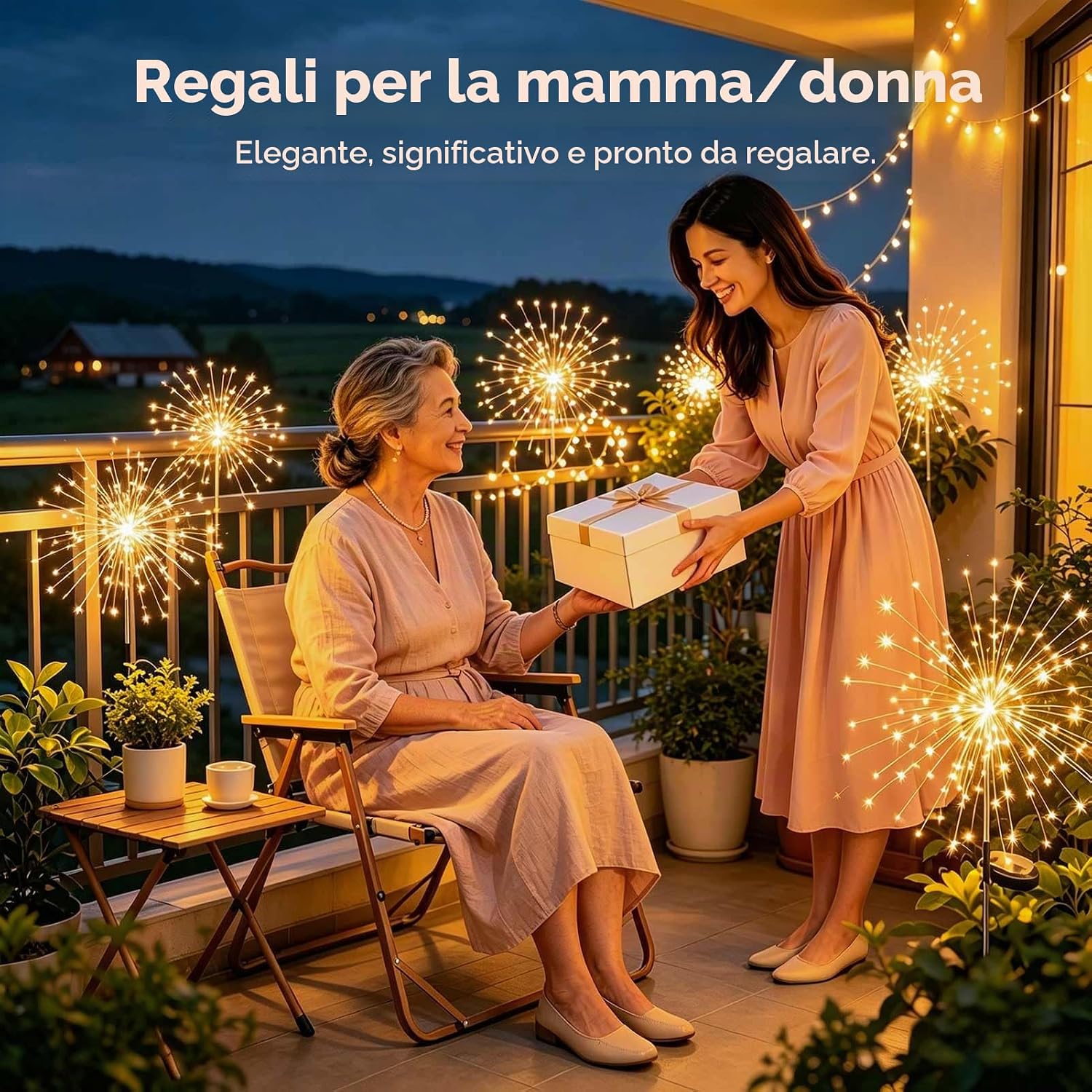 Thumbnail 6 de Joycome Luci Solari da Giardino 2 Pezzi: Lampioni Solari con 120 LED, IP65, 8 Modalità e Memoria