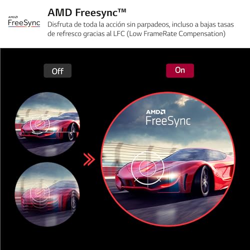 Detalle de LG 32MR50C-B: Monitor Curvo 32" VA FHD 1500R con FreeSync Premium y 100 Hz