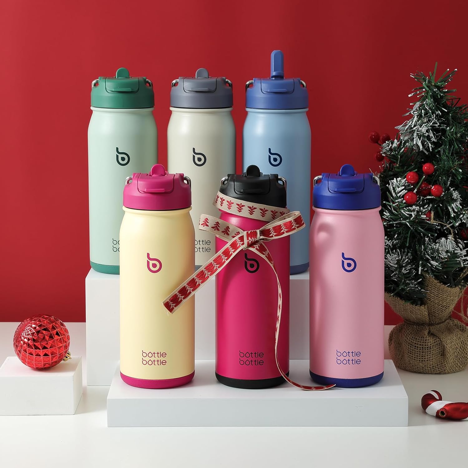 Thumbnail 6 de BOTTLE BOTTLE Stainless Steel Kids Water Bottle 470ml ๐ฐ
