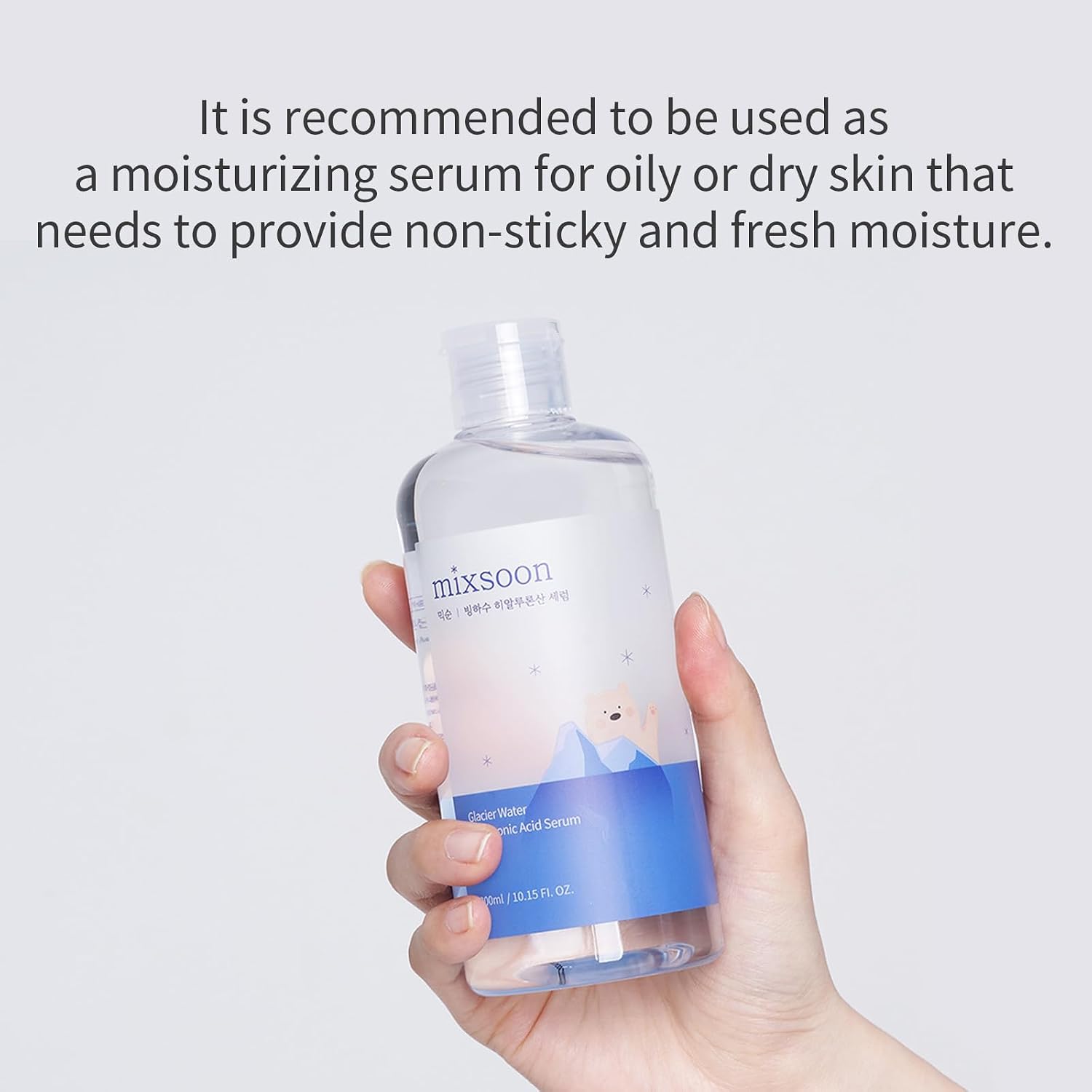 Thumbnail 6 de Mixsoon Siero all'Acido Ialuronico con Acqua Glacier 300 ml – Booster di Idratazione Non Grassa