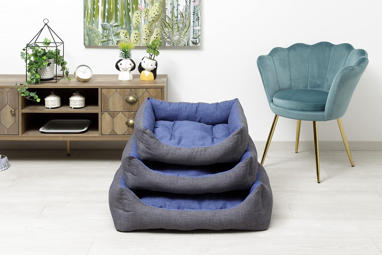 Detalle 2 de Baroni Home cuccia per cane tessuto L 70x85