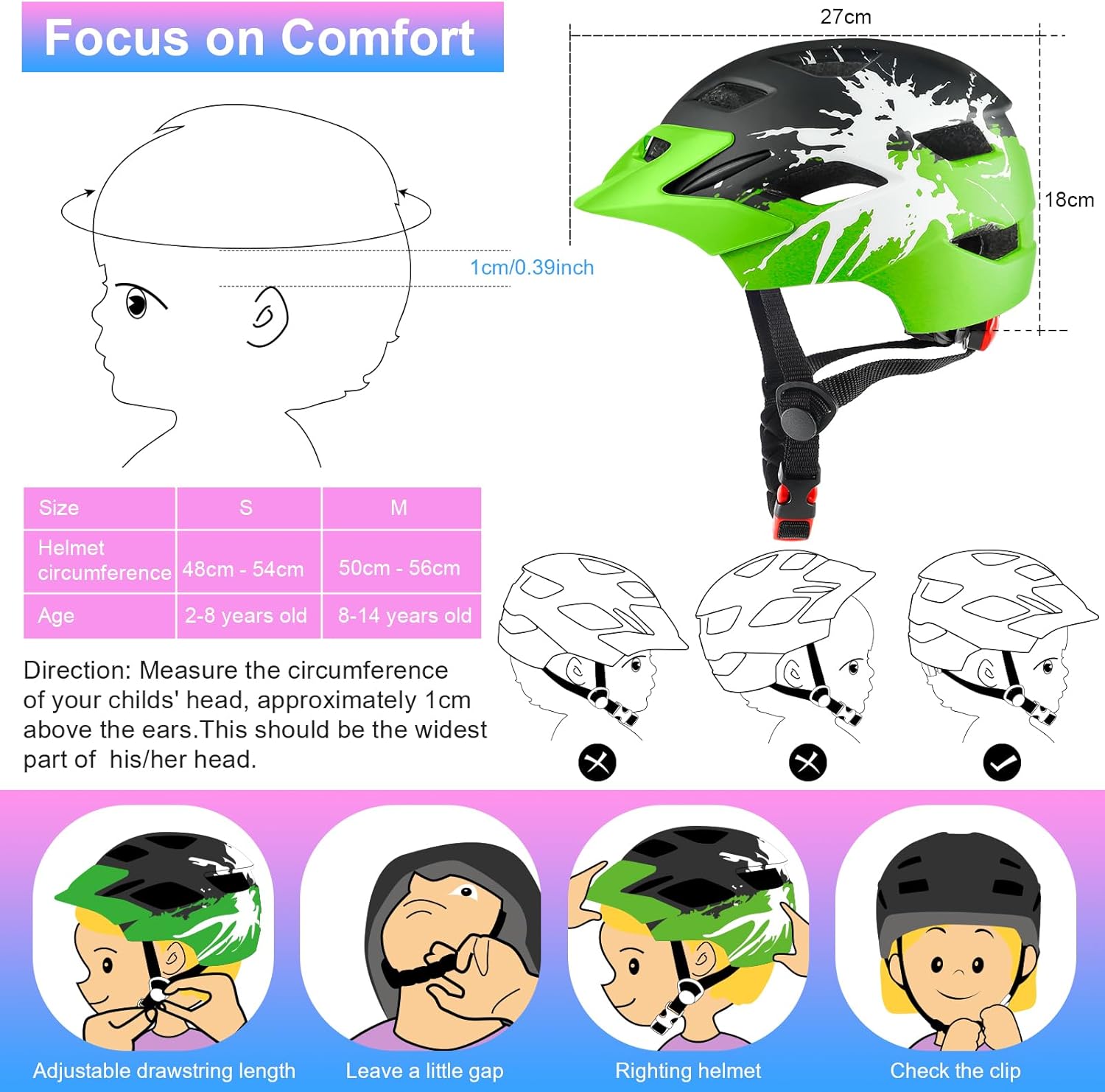 Thumbnail 5 de RaMokey Fahrradhelm Kinder 50-56 cm