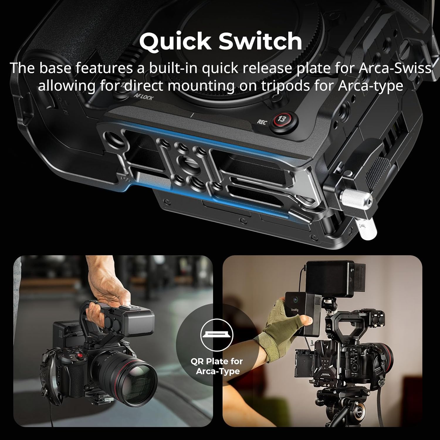 Thumbnail 4 de SMALLRIG Handheld Power Cage Kit Canon C50