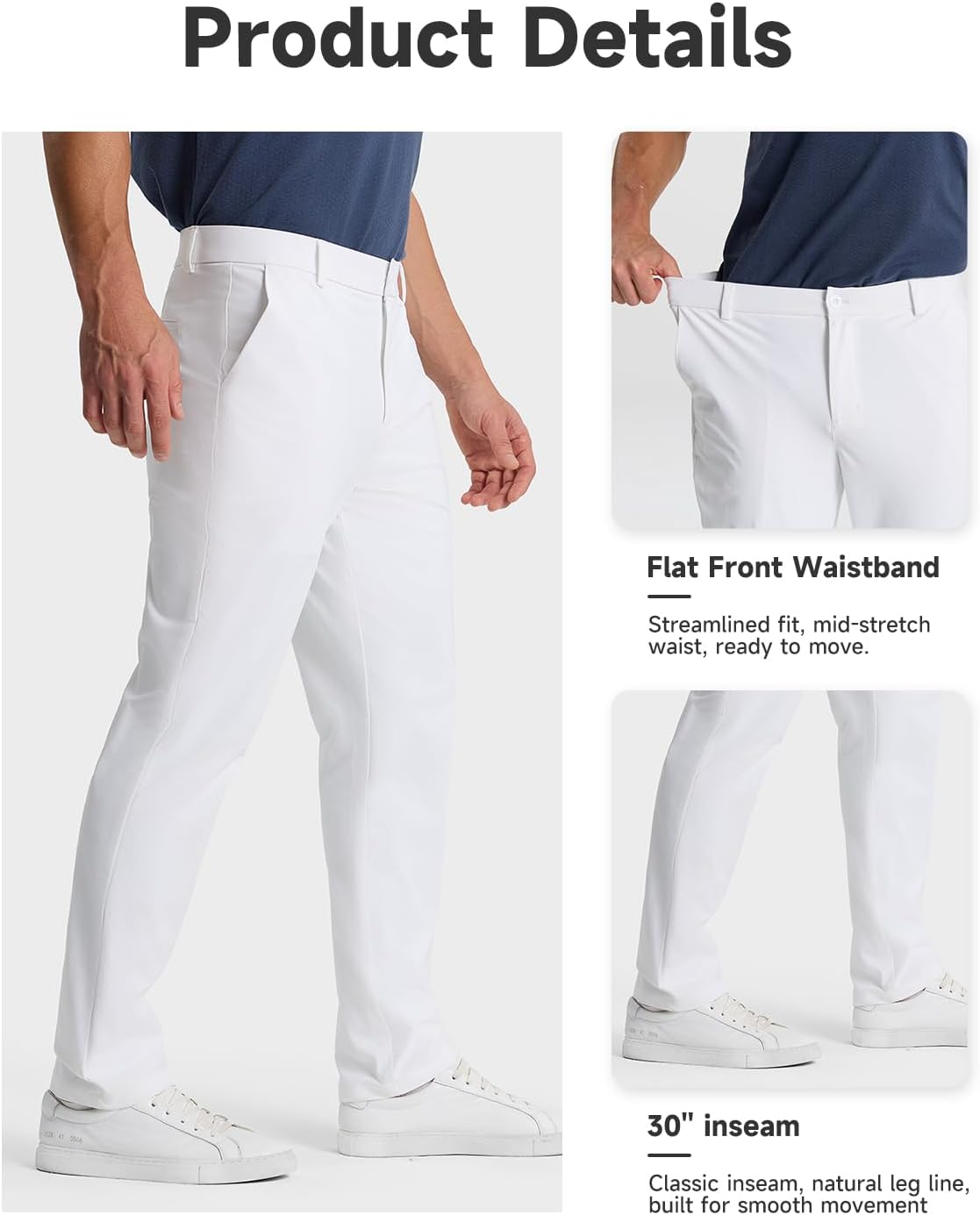 Thumbnail 4 de SNOWTEN Classic Fit Golf Pants 32"