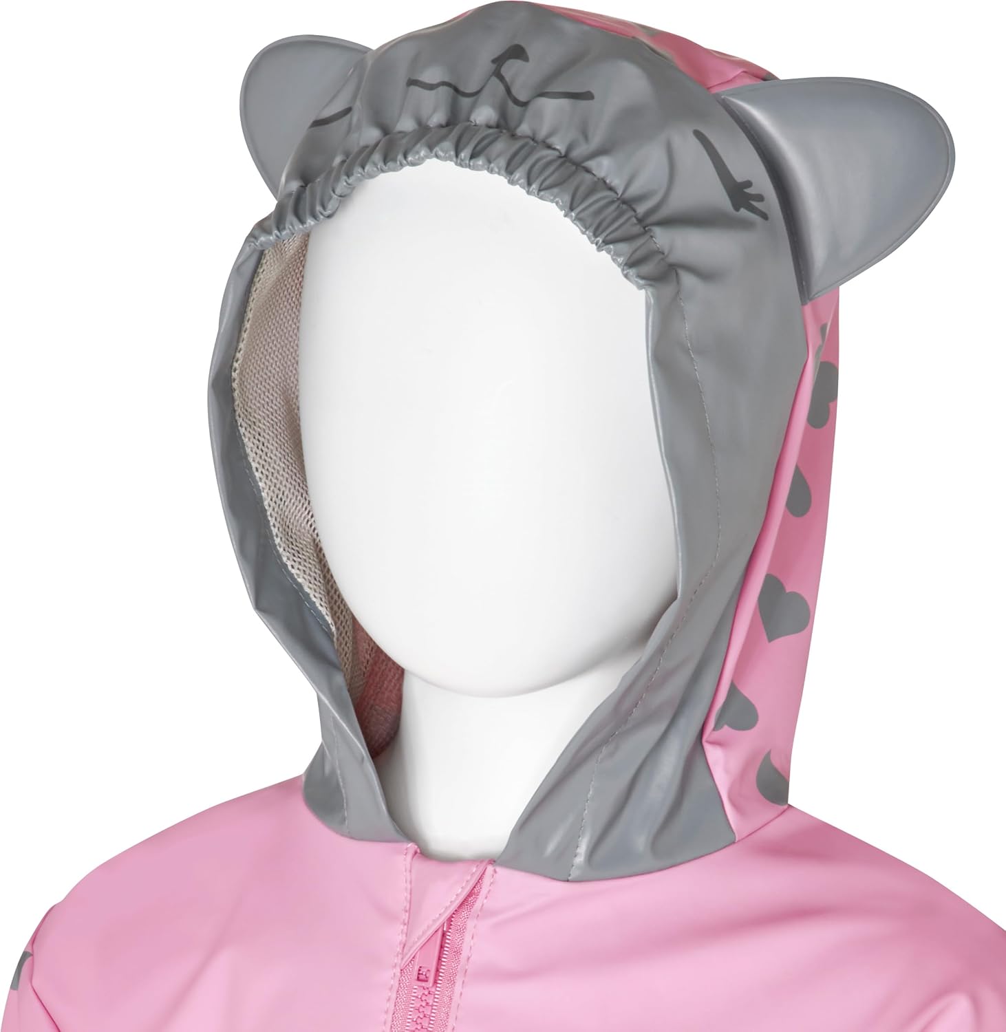 Detalle 2 de Playshoes Unisex Kinder Regenjacke Outdoorjacke – Wasserdicht, winddicht und sicher bei jedem Wetter