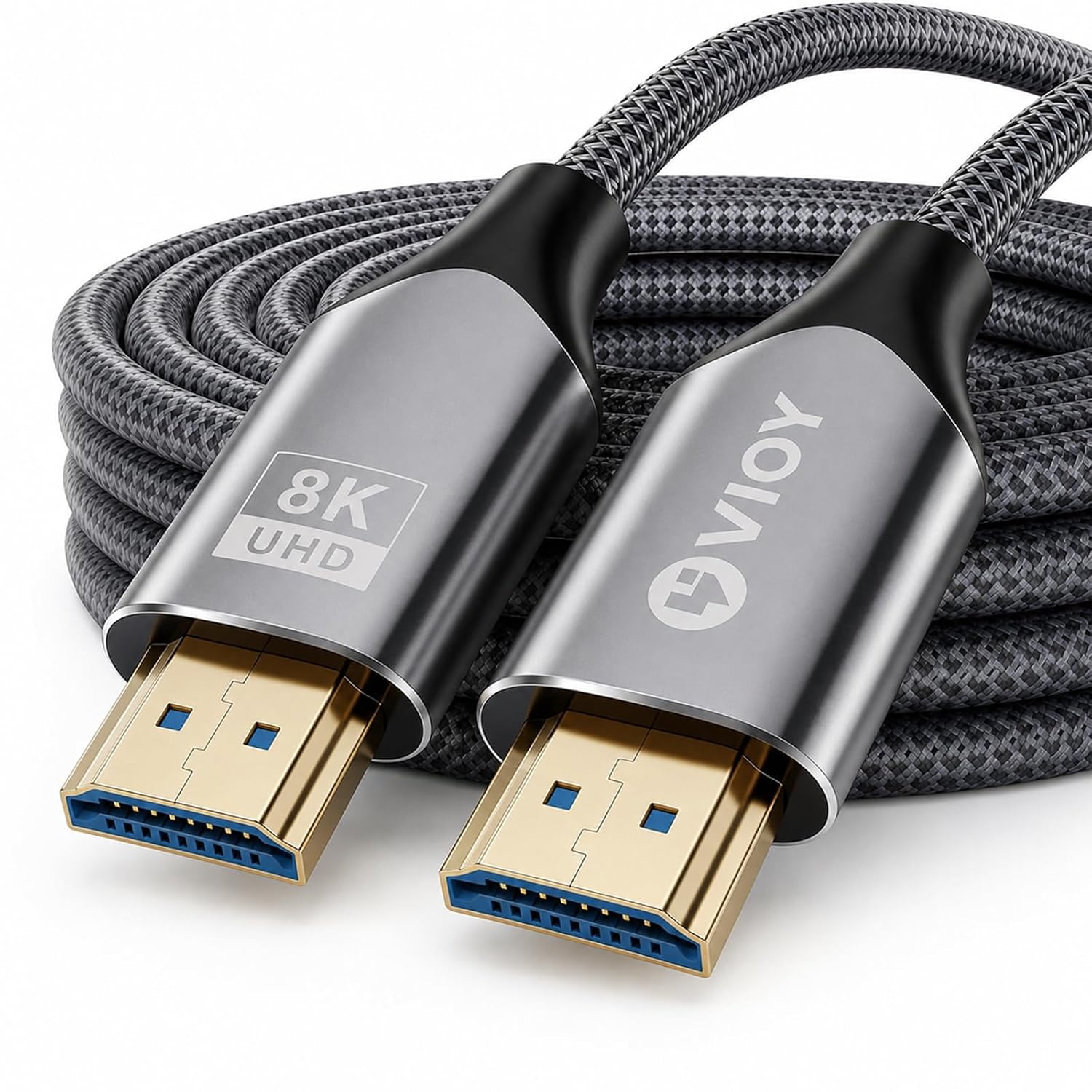 Detalle de VIOY HDMI Cable 2.1 3M: 8K@60Hz / 4K@120Hz Ultra High Speed with eARC