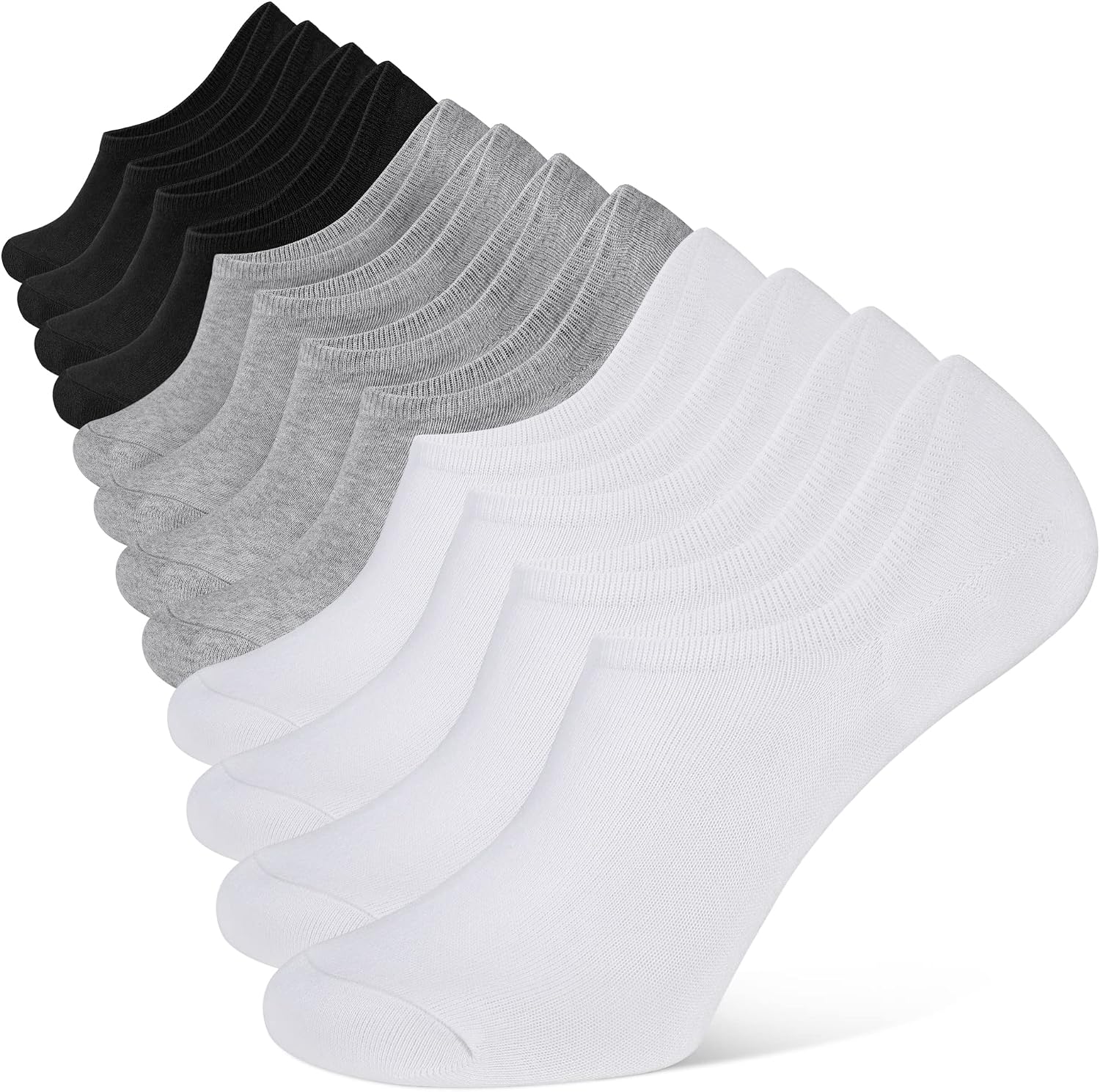 Detalle de YOJOOM Sneaker Socken Herren mit rutschfesten Silikon-Greifern (39–42 / 43–46)