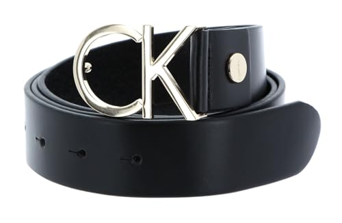 Detalle de Calvin Klein Ck Logo Belt cinturón piel 80 cm