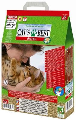 Detalle 2 de Cat's Best 29734 Lettiera per Gatti, 20L / 8,6kg — fibra naturale compostabile