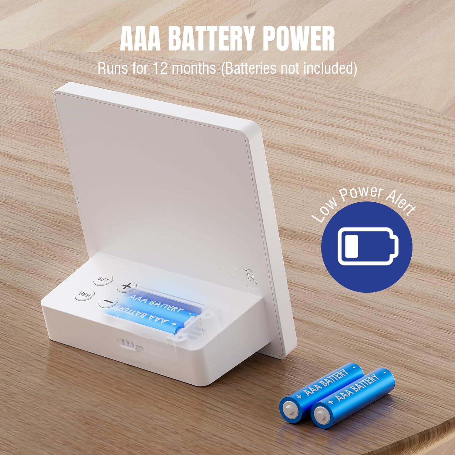 Thumbnail 4 de Raddy WF-50T stazione meteorologica wireless con display 5'' e sensore remoto bianco