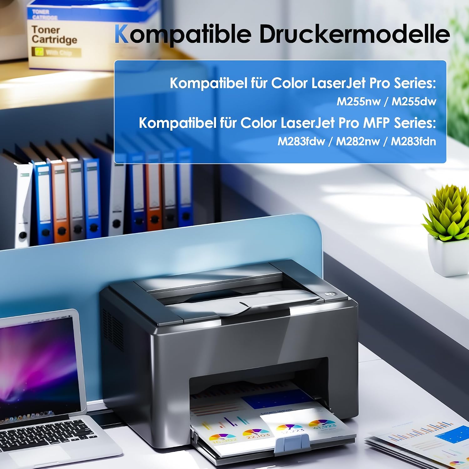 Detalle 2 de NOGIVY 207X 207A Toner Set 4er-Pack đź–¨