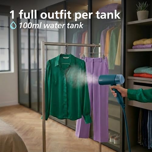 Thumbnail 5 de Philips Handheld Garment Steamer 3000 Series - 1000W, 20 g/min, Great for Travel