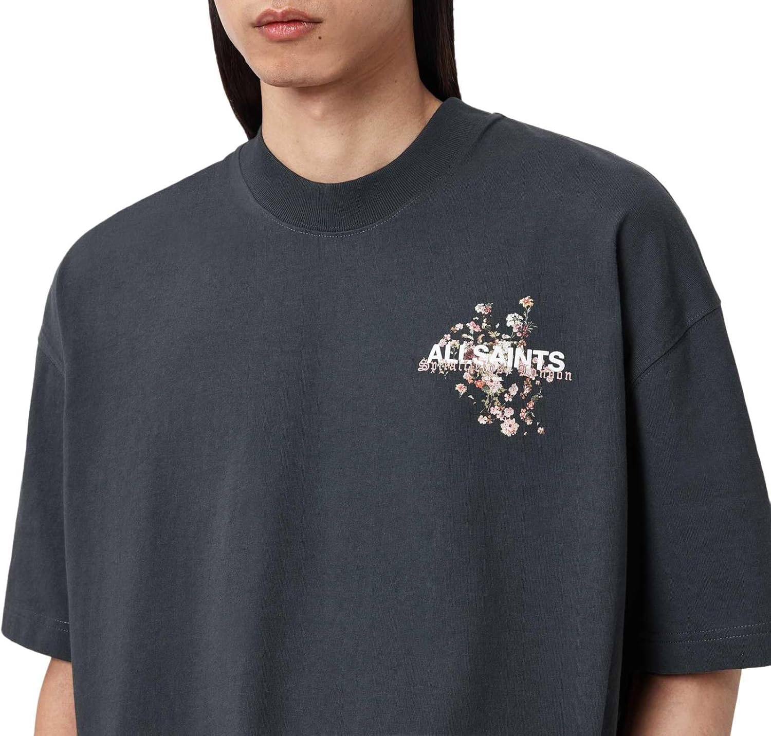 Thumbnail 4 de Allsaints Valen SS Crew T-Shirt Uomo