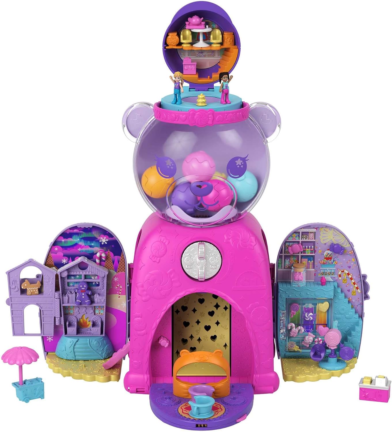 Thumbnail 2 de Polly Pocket HJN90 Bärchen Kaugummi-Automat Spielset