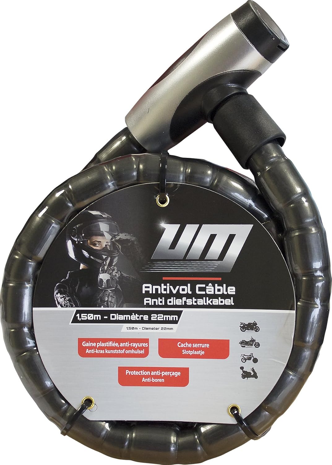 Thumbnail 6 de UM Antivol Bloque Disque – Sûreté polyvalente et pratique pour tous les disques