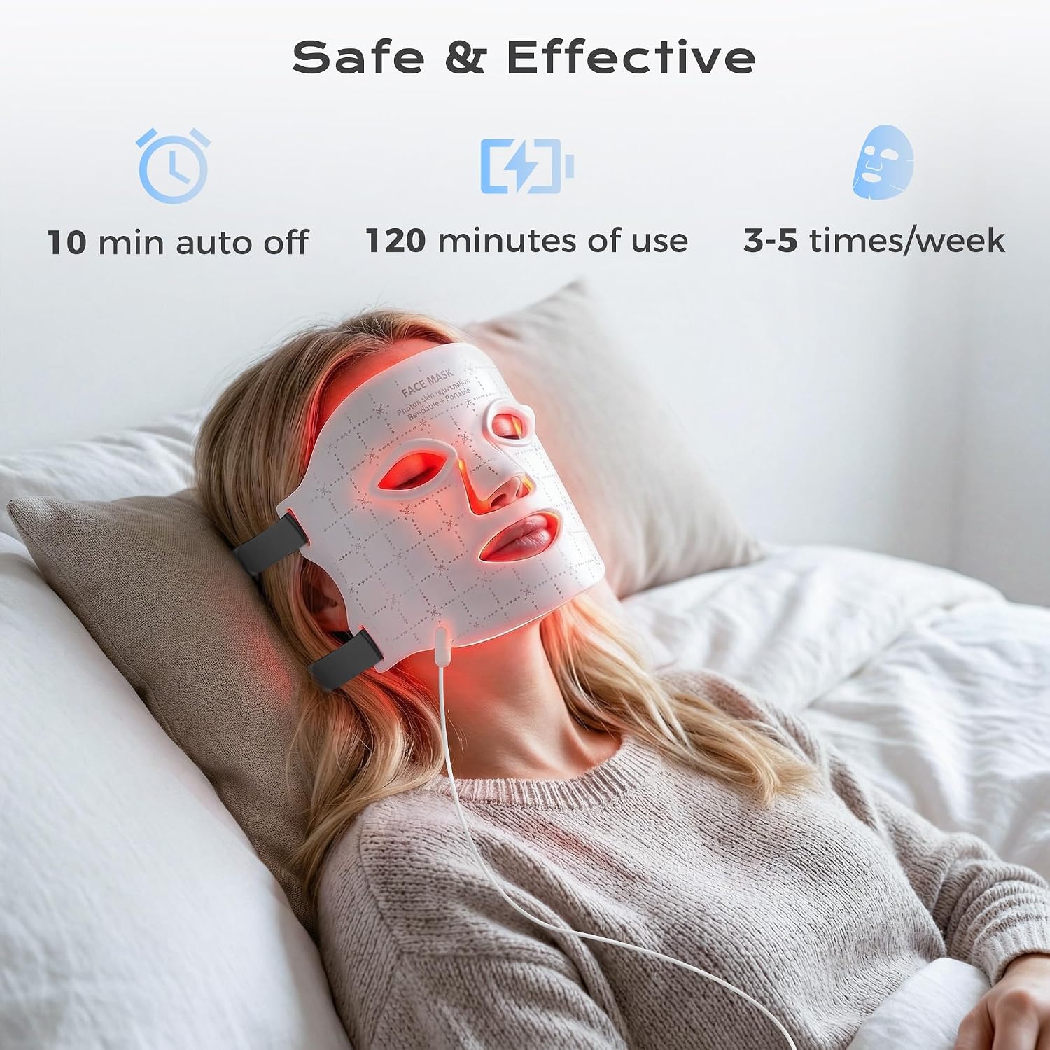 Detalle de LED Light Therapy Mask 7-Color