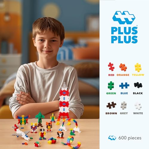 Detalle de PLUS PLUS jeu de construction 600 pièces