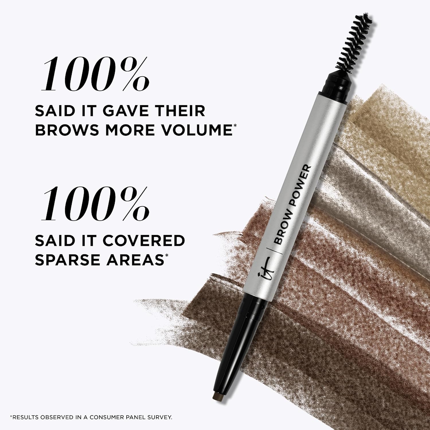 Detalle de IT Cosmetics Brow Power Universal Eyebrow Pencil - Universal Taupe