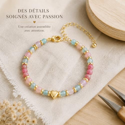 Thumbnail 5 de Lueaurra Bracelet Femme – Pierre Naturelle, Cadeau Élégant pour Femme