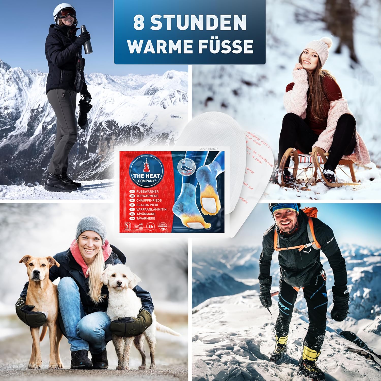 Thumbnail 3 de THE HEAT COMPANY Fußwärmer 15 Paar – Zehenwärmer für warme Füße