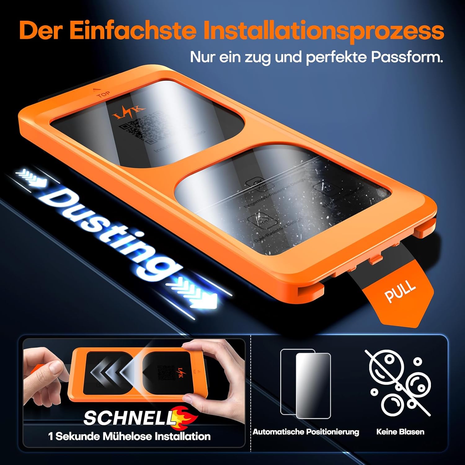 Detalle 2 de LϟK Displayschutz für Samsung Galaxy S26 Ultra 2er Set