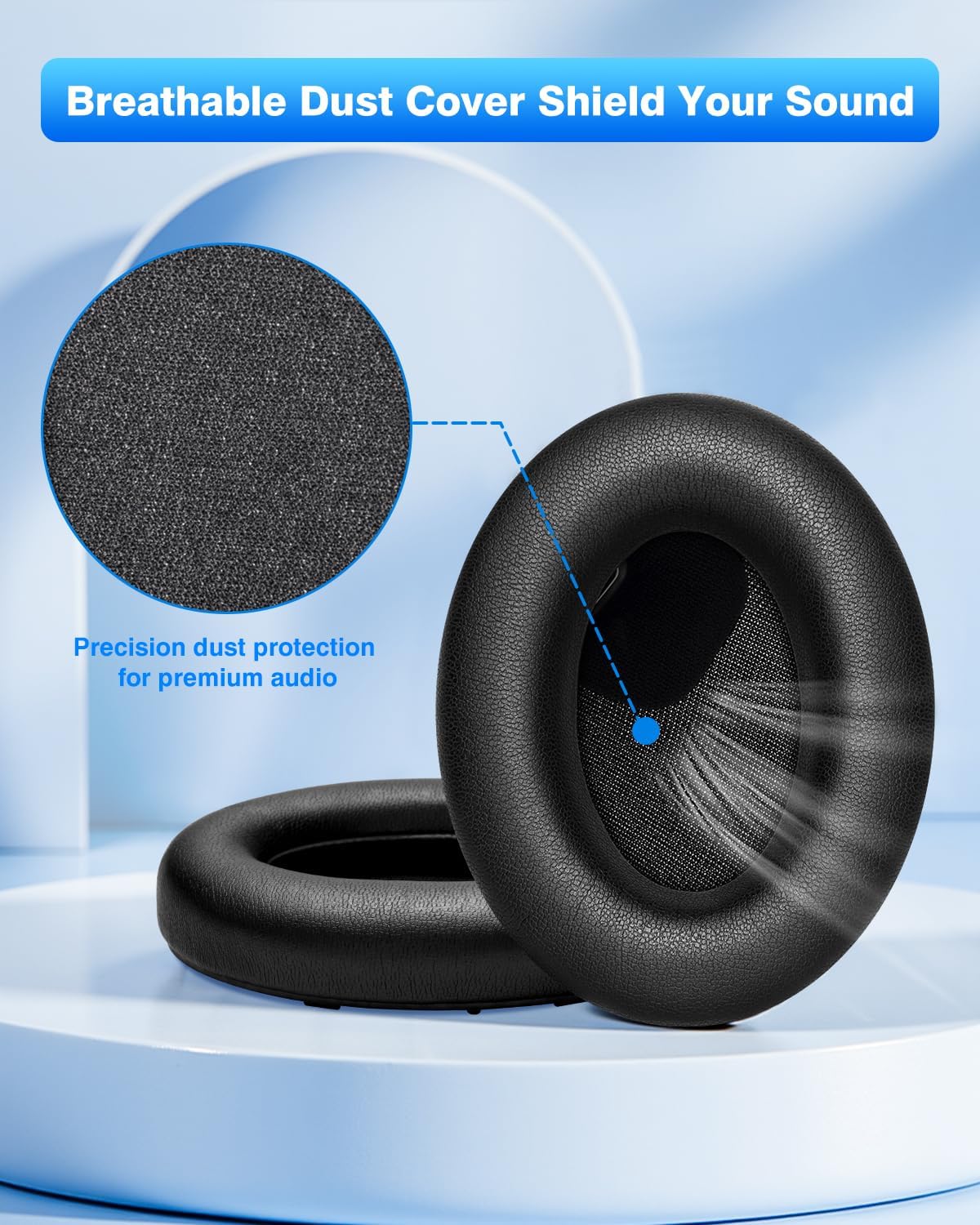 Thumbnail 4 de Link Dream coussinets pour Sony WH-1000XM4, mousse mémoire épaisse