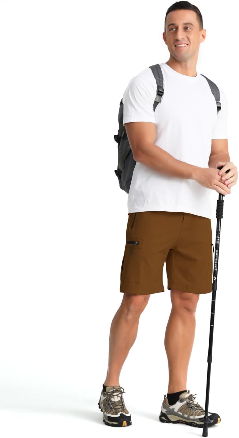 Thumbnail 4 de iCKER Mens Cargo Shorts: Quick-Dry Outdoor Shorts with Zip Pockets