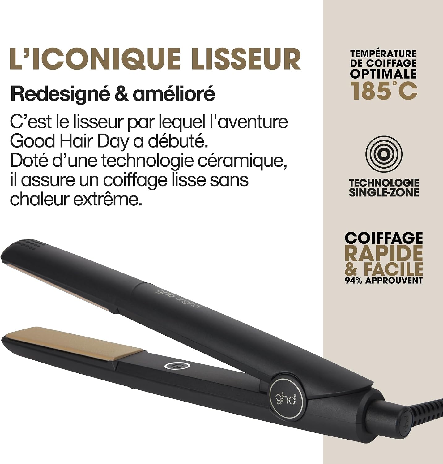 Detalle 2 de ghd Original lisseur professionnel — cheveux lisses et brillants 🎀