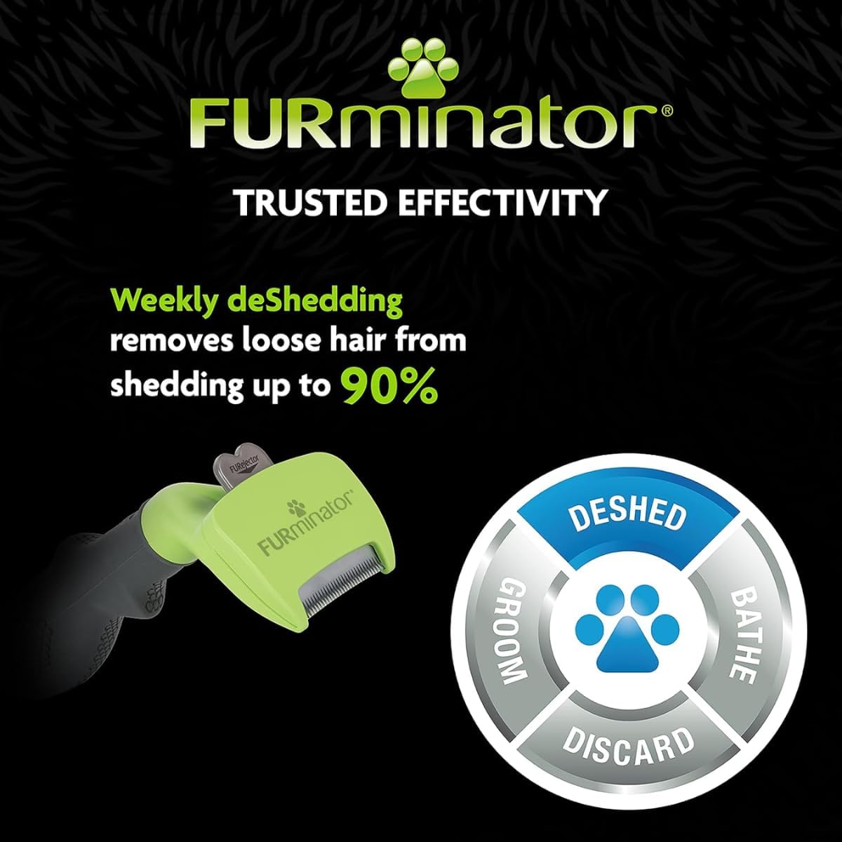 Thumbnail 3 de FURminator Outil Undercoat deShedding pour Chien à Poils Longs