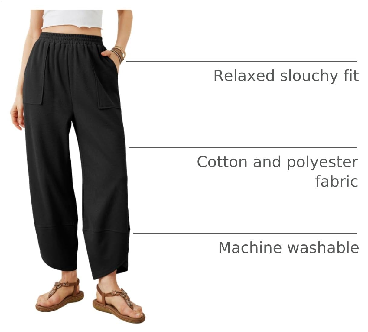 Thumbnail 3 de Xiaoxuemeng Wide Leg Palazzo Pants