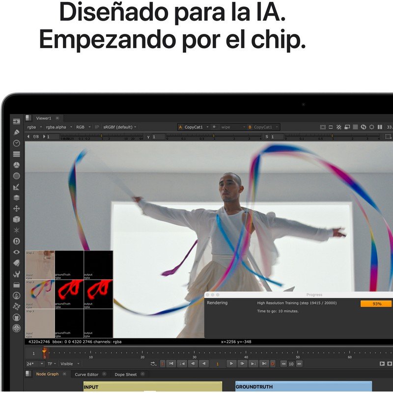 Detalle de Apple MacBook Pro 16" con Apple M5 Max (18 núcleos) • 48 GB RAM, 2 TB SSD y GPU de 40 núcleos
