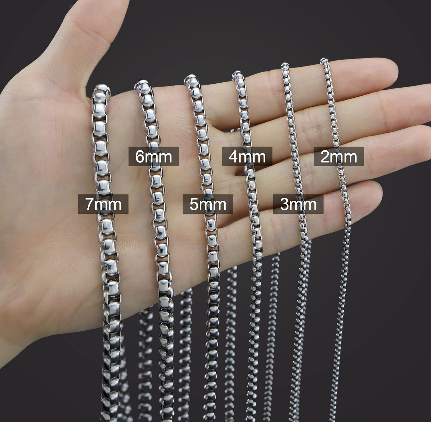 Thumbnail 6 de Giftall Stainless Steel Chain Necklace