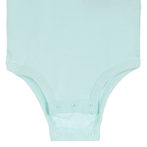 Detalle de Levi's Classic Batwing Hat Bodysuit Bootie Set 3Pcs per neonato 0-24 mesi Bianco/Pastel Turquoise