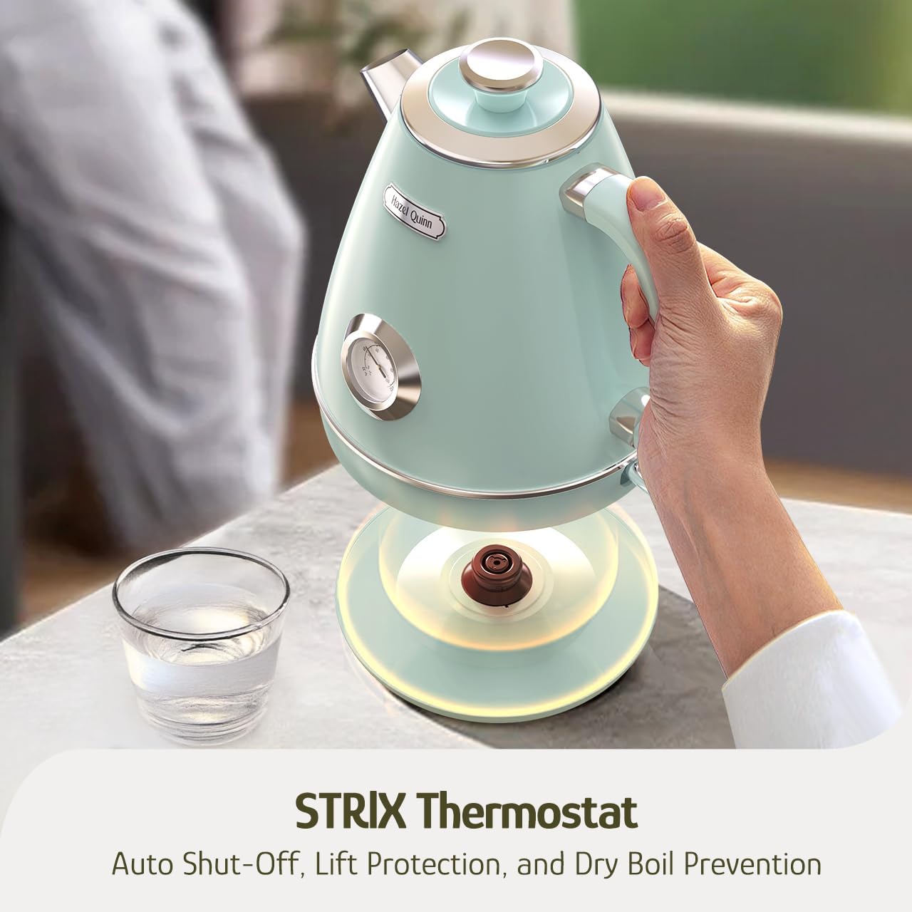Thumbnail 5 de Hazel Quinn Retro Electric Kettle 1.7 L Electric Kettle